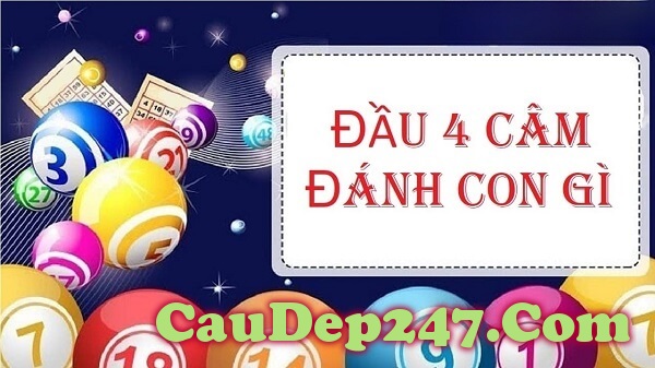 Đầu 4 câm đánh đề con gì